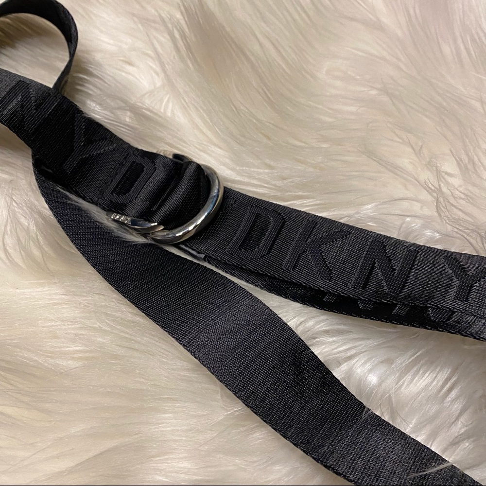 DKNY Black Adjustable Belt M/L